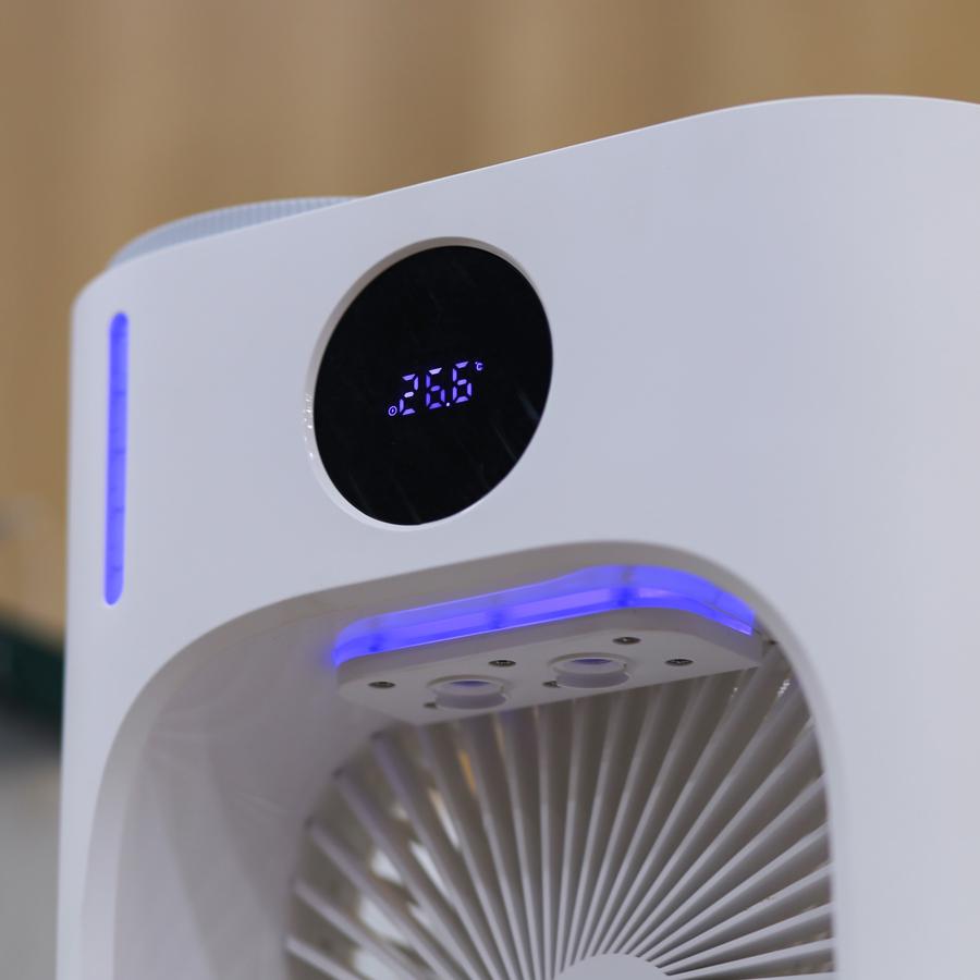 Вентилятор зі зволожувачем Xiaoda CL08 Mini Desktop Cooling Fan (XD-ZMLFS01) - фото 6