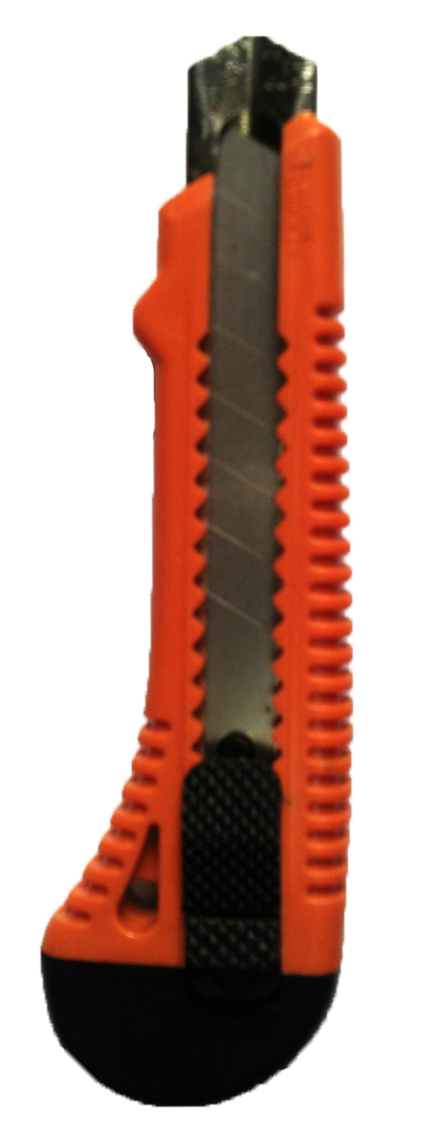 Нож строительный усиленный Orange 18 мм (50209) - фото 2