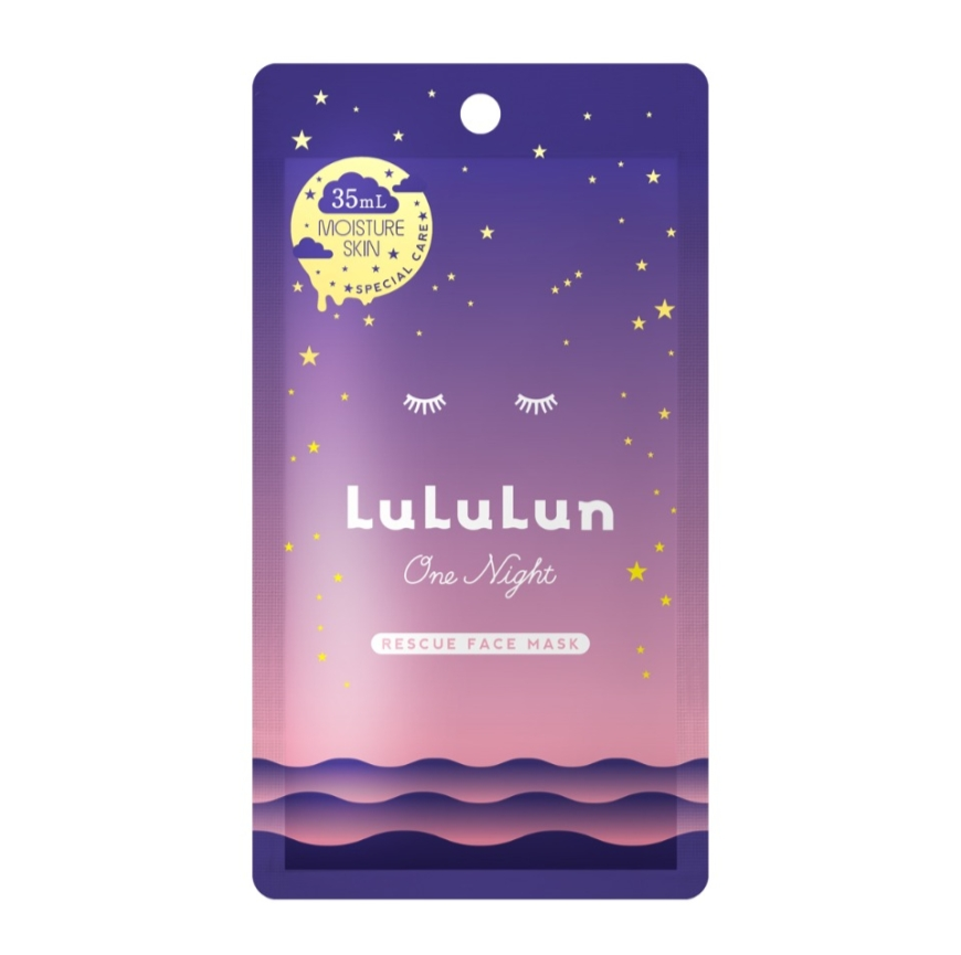 Маска тканевая против сухости кожи LULULUN Face Mask One Night Rescue Moisture (3008158290)