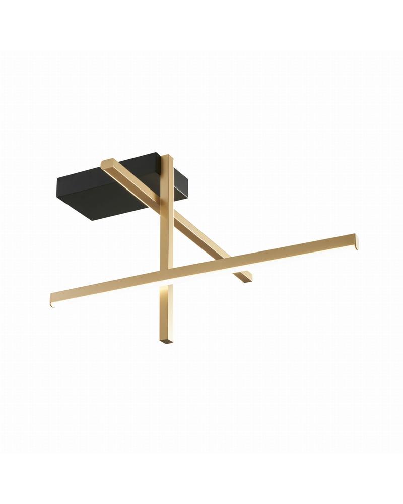 Люстра Zuma Line 22008C3-BK/GD Edge Led 1x25W 3000K-6000K 900Lm IP20 (14336711)