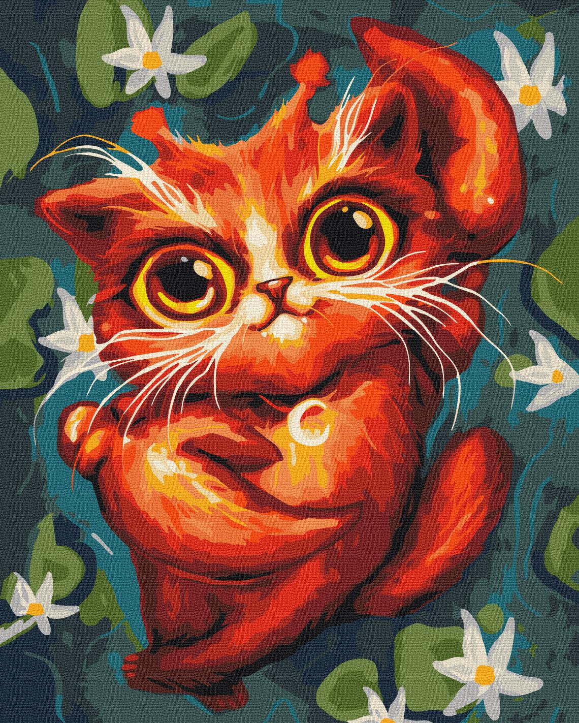 Картина за номерами Brushme Котик Рак 40x50 см (BS54139) Картина за номерами Brushme Котик Рак 40x50 см (BS54139)