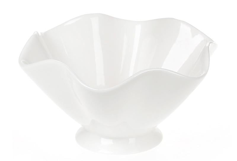 Набір фарфорових салатників White City Хвиля 4 шт. 400 мл 15 см Білий - фото 1 Набір фарфорових салатників White City Хвиля 4 шт. 400 мл 15 см Білий - фото 1