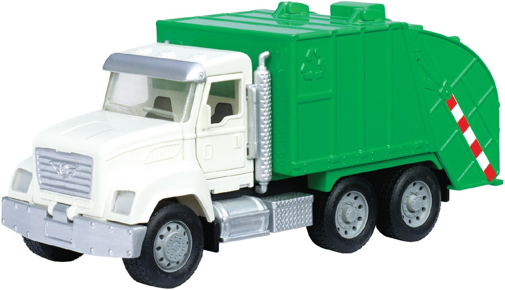 Игровая машинка Driven MICRO Мусоровоз с откидным кузовом Белый/Зеленый (WH1010Z)