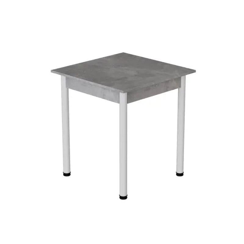 Стол кухонный Ferrum-decor Агата ДСП 16 мм 75x70x70 см Белый/Бетон (FRD-105555) Стол кухонный Ferrum-decor Агата ДСП 16 мм 75x70x70 см Белый/Бетон (FRD-105555)