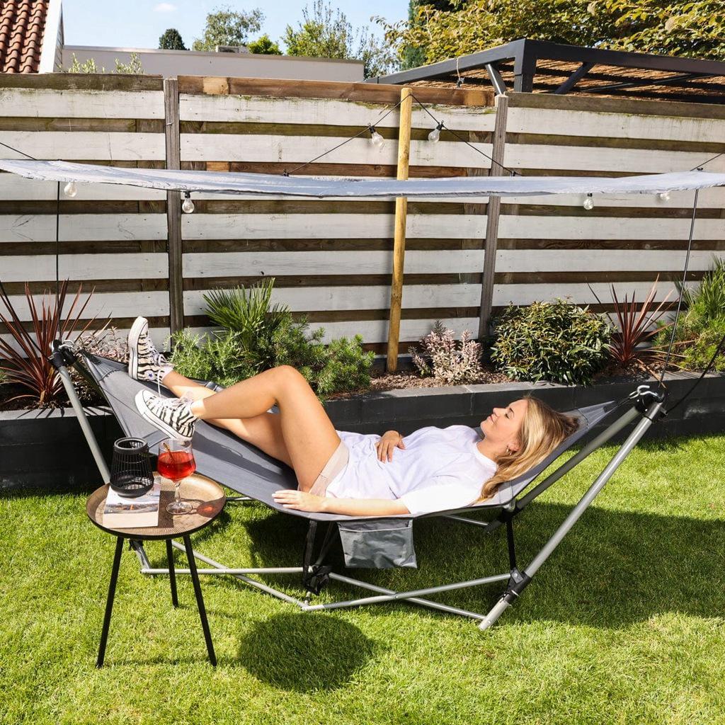 Гамак садовий BluMill Daybed з дахом та каркасом 110 кг (59038) - фото 5 Гамак садовий BluMill Daybed з дахом та каркасом 110 кг (59038) - фото 5