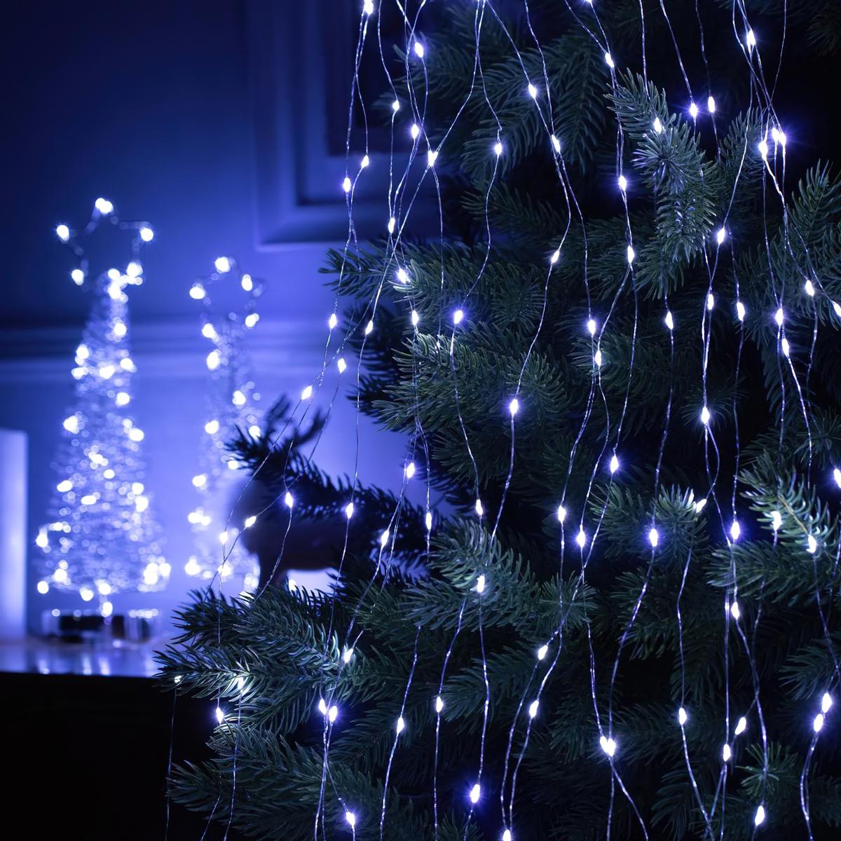 Светодиодная гирлянда конский хвост Холодный 200 Led 2 м Белый (1008976-White) Светодиодная гирлянда конский хвост Холодный 200 Led 2 м Белый (1008976-White)