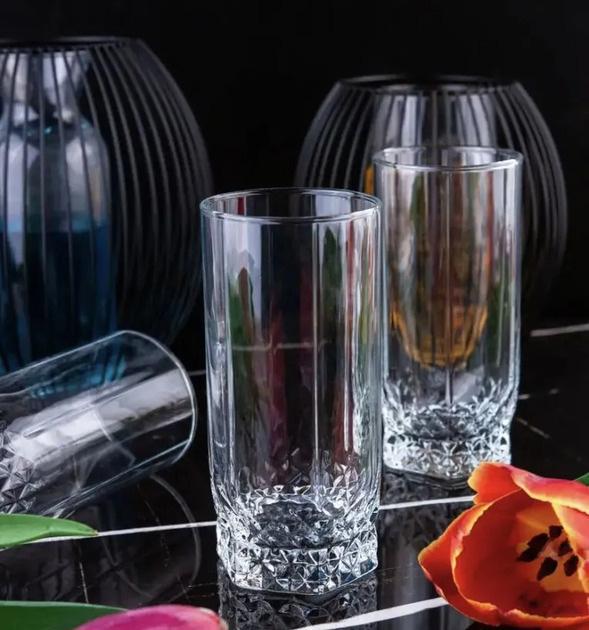 Набір високих склянок Pasabahce Valse 440 мл 6 шт. - фото 5 Набір високих склянок Pasabahce Valse 440 мл 6 шт. - фото 5