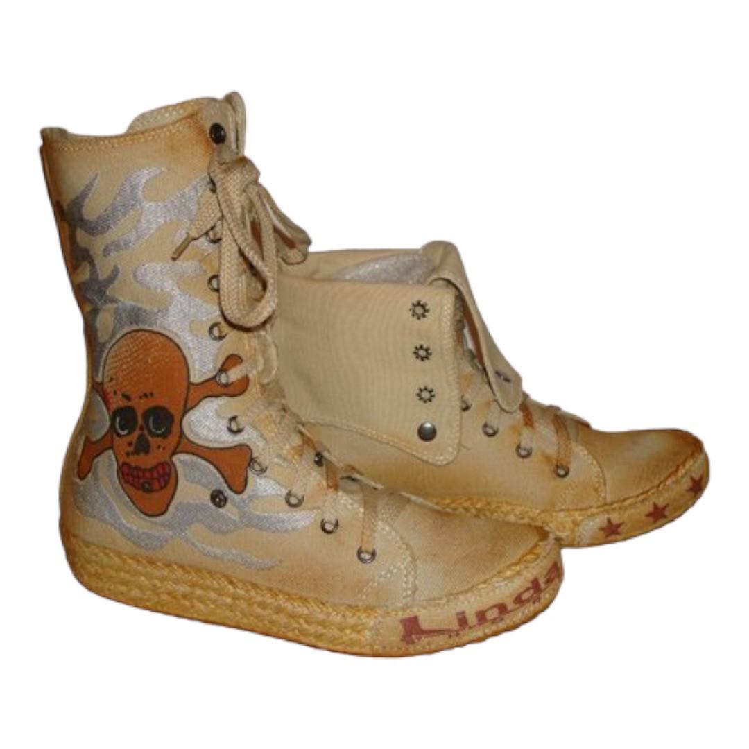 Кеди жіночі Linda р. 38 24 см Бежевий