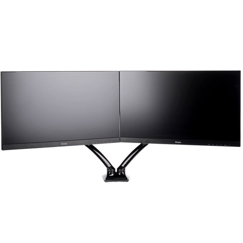 Кронштейн для монітора Iiyama DS3002C-B1 для двох моніторів 10-27" Чорний (22631580) - фото 4
