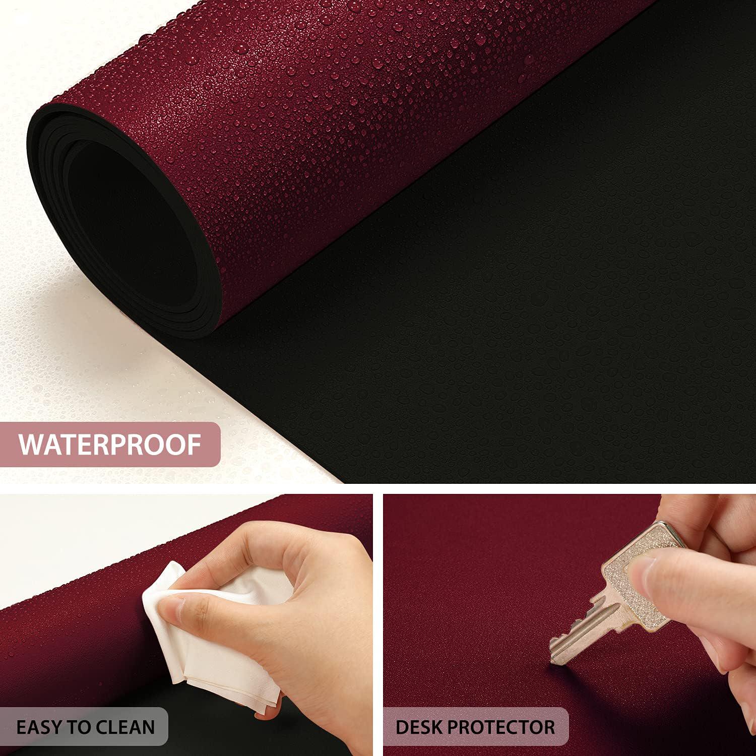 Килимок для мишки Desk Mat Ultra Slim 900x400x1,8 мм Black/Wine Red - фото 9 Килимок для мишки Desk Mat Ultra Slim 900x400x1,8 мм Black/Wine Red - фото 9