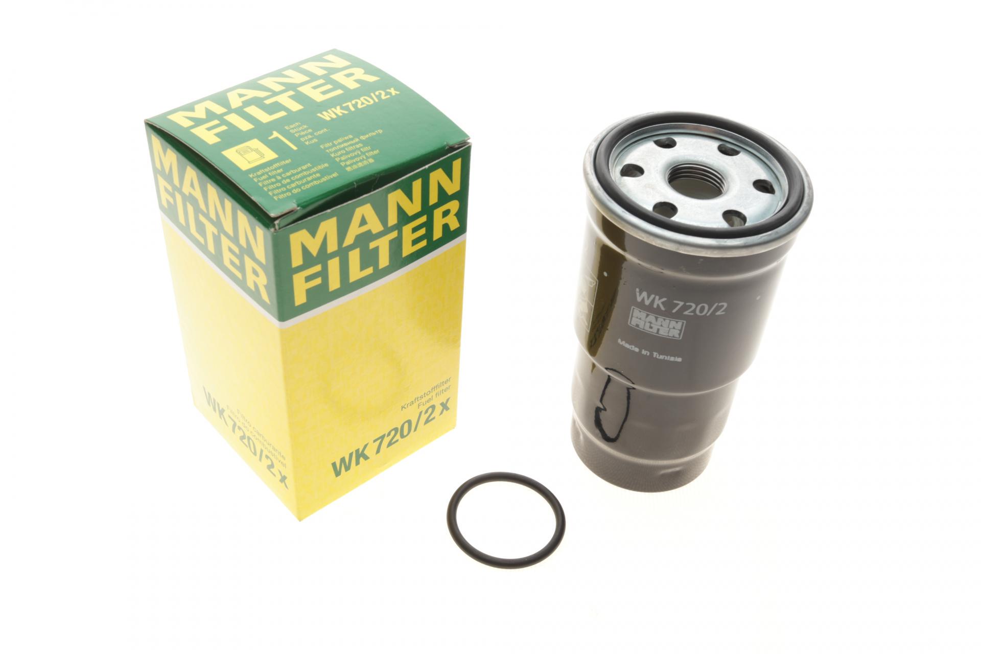 Фільтр паливний Mann-Filter для Toyota RAV4 00-/Hilux 97-05/Corolla 2,0-2,4 D 00-09 (WK 720/2 X)