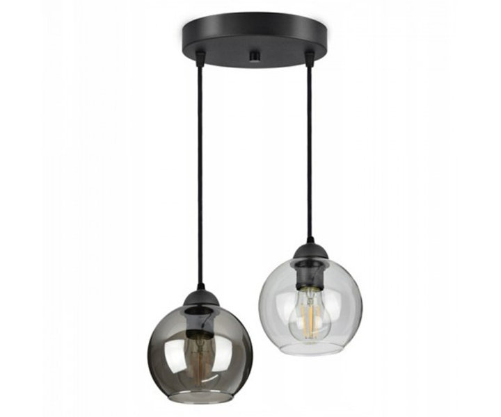 Підвісний світильник Moya 2 Mix Smoky/Clear (PL-0003565 G/MIX Smoky/Clear) - фото 1