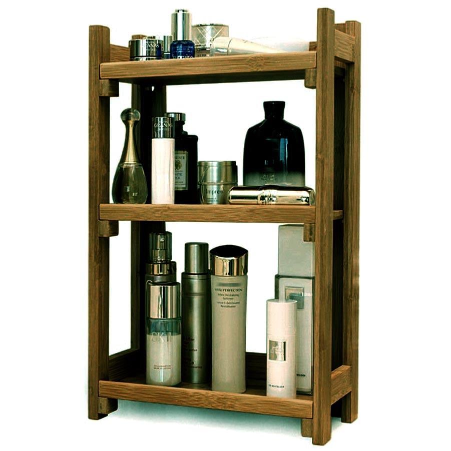 Полиця для ванної настільна з дерева Білстон Мускат (ВНО-000107)