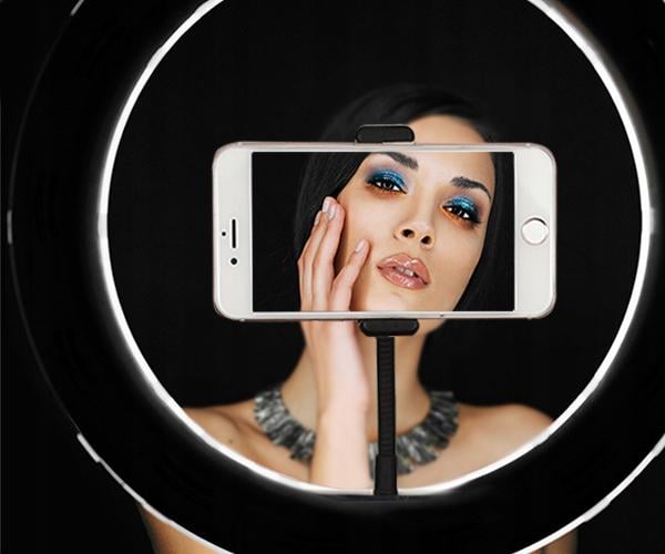 Кольцевая лампа Ring Fill Light ZD666 26 см с держателем телефона (4459) - фото 2