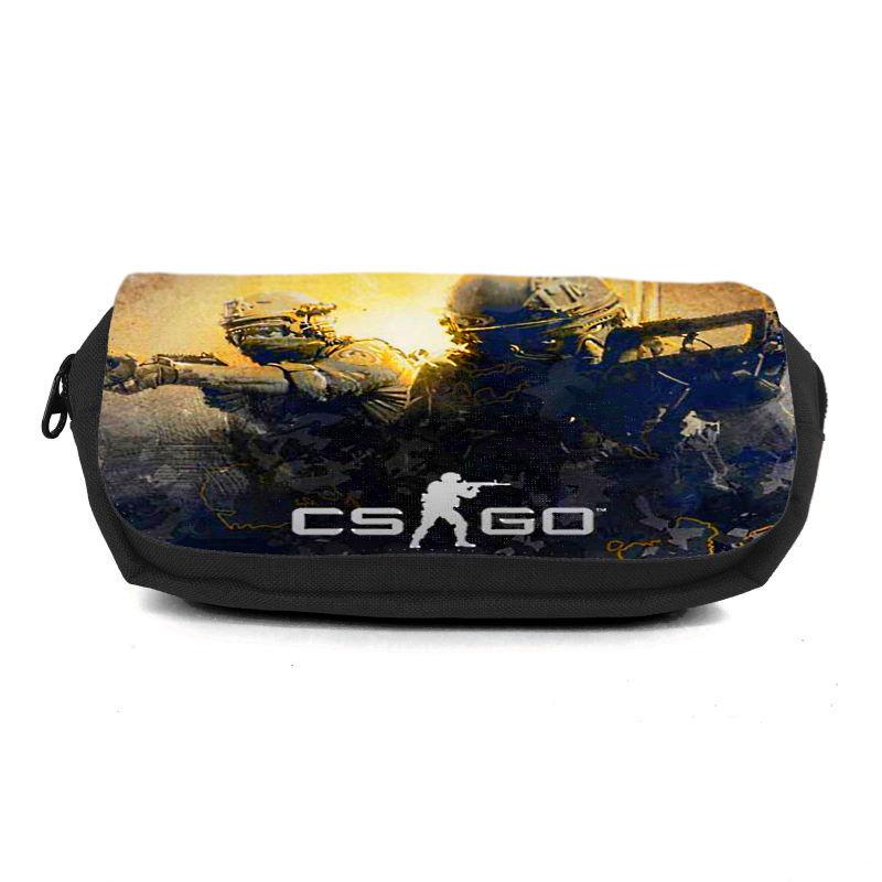 Пенал школьный Контр Забастовка CSGO-001 Черный (1442383468)