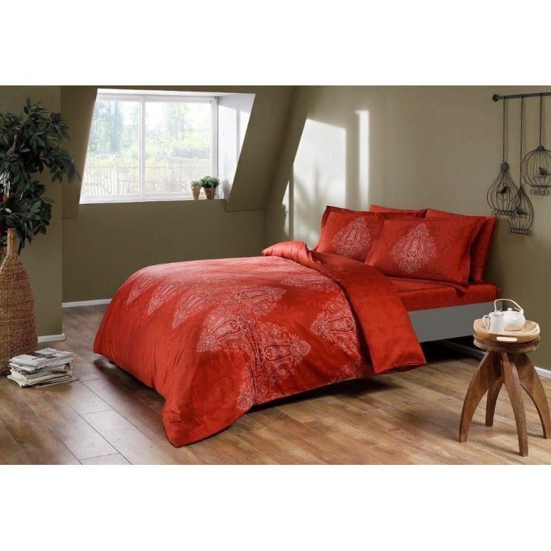 Постільна білизна TАС Digital Caledon kirmizi сімейний Червоний (svt 2000022236270)