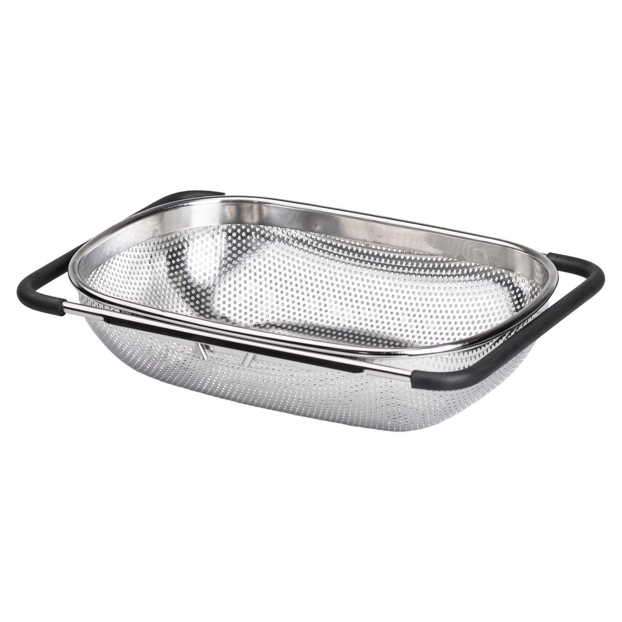 Друшляк-сито на раковину для миття продуктів 34х23,5х9 см (HP-19-17) - фото 3