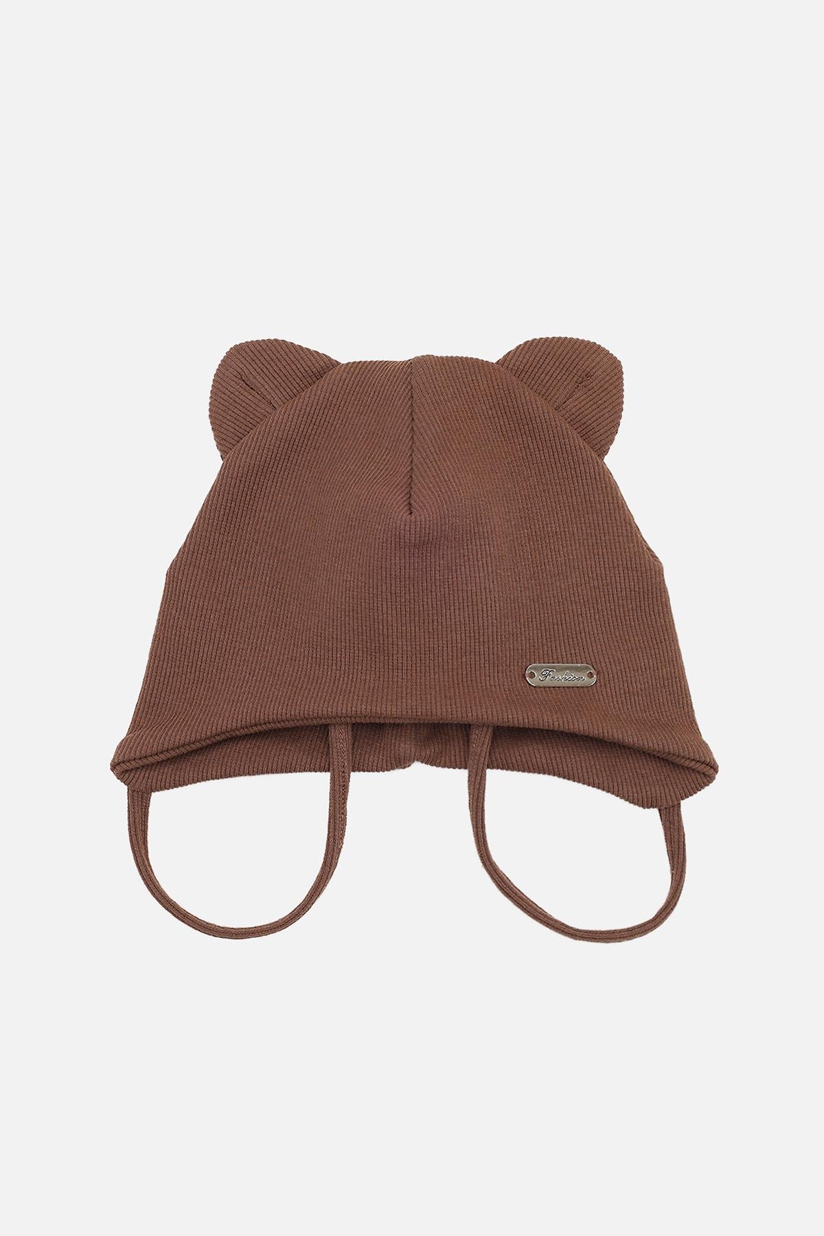 Шапка для хлопчика 44-46 см Коричневий (ЦБ-00274604)