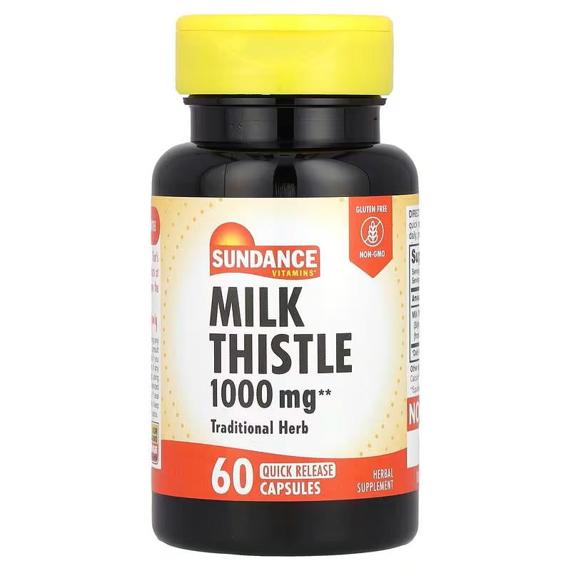 Комплекс из экстракта семян расторопши Sundance Vitamins Milk Thistle 1000 мг