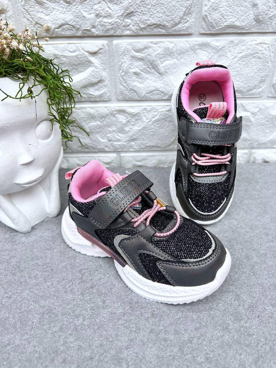 Кросівки для дівчинки Clibee 1407 р. 30 18,2 см Коричневий (1407-2)