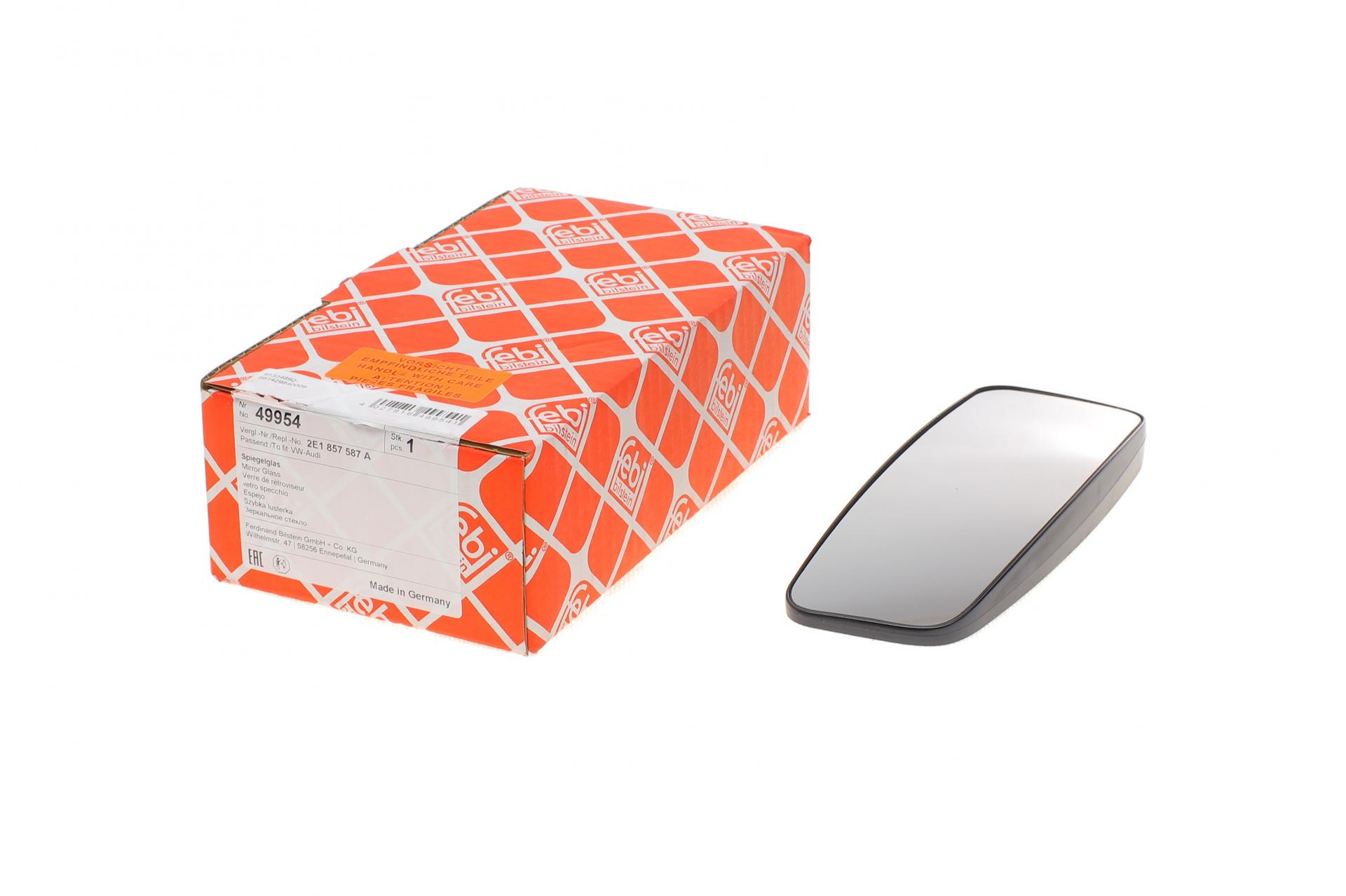 Стекло зеркала MB Sprinter/VW Crafter 06- левое нижнее (49954 FEBI BILSTEIN)