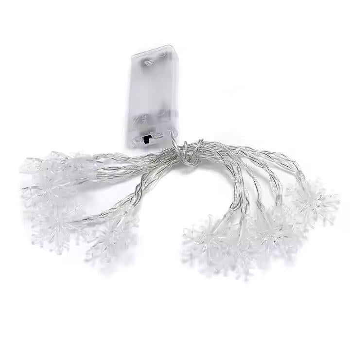 Гирлянда светодиодная Stenson R96102 Snowflakes 3 м