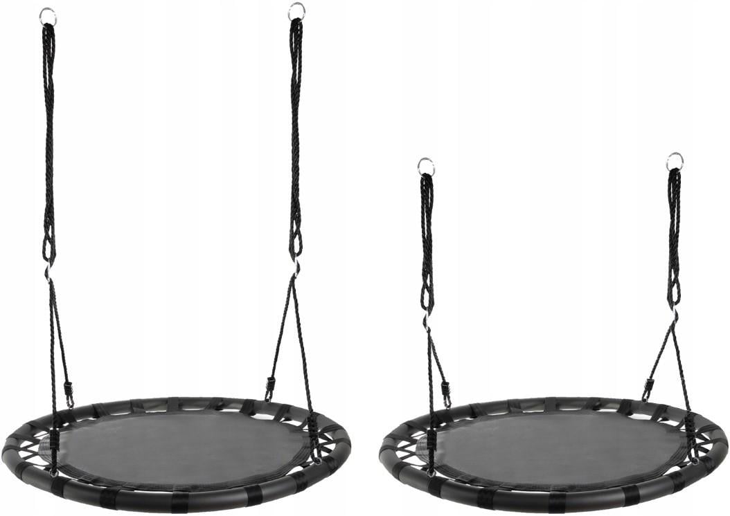 Качеля гнездо Malatec 100x180 см Black (23830037) - фото 3 Качеля гнездо Malatec 100x180 см Black (23830037) - фото 3