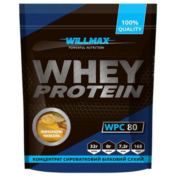 Протеин Willmax Whey Protein 80 920 г 23 порции Lemon Cheesecake (000021949)