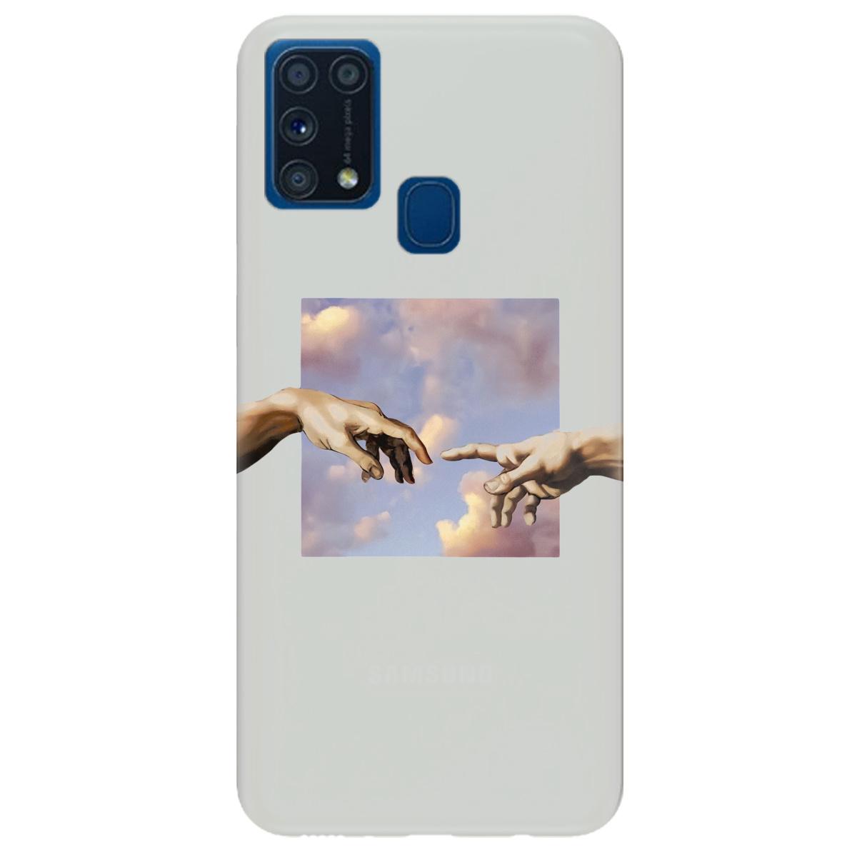 Силиконовый чехол Zorrov для Samsung Galaxy M31 - Hands (14190080258116224) - фото 1