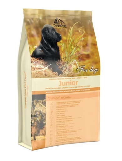 Корм сухой Carpathian Pet Food Junior для щенков всех пород 12 кг (A-009851)