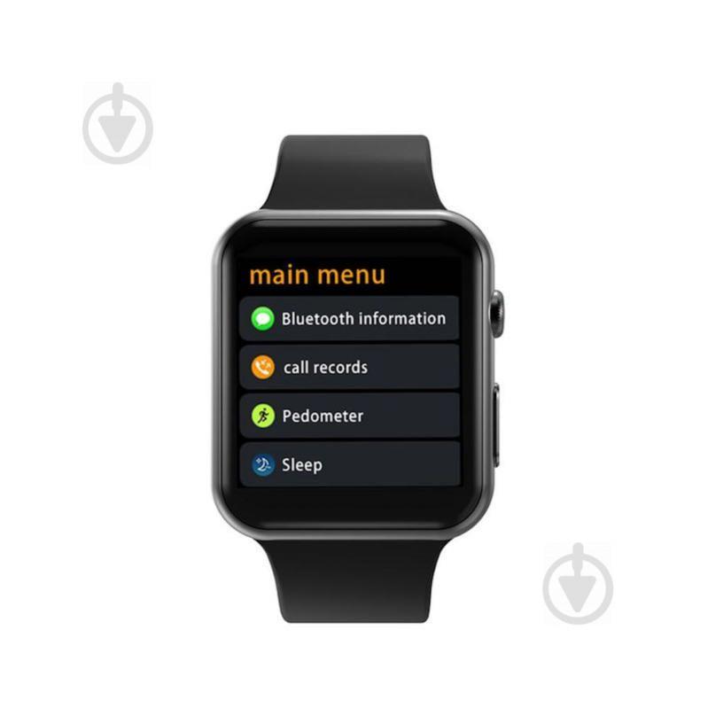 Смарт годинник Smart Watch IWO 9 (i6) Black (IW0001I6B) - фото 2