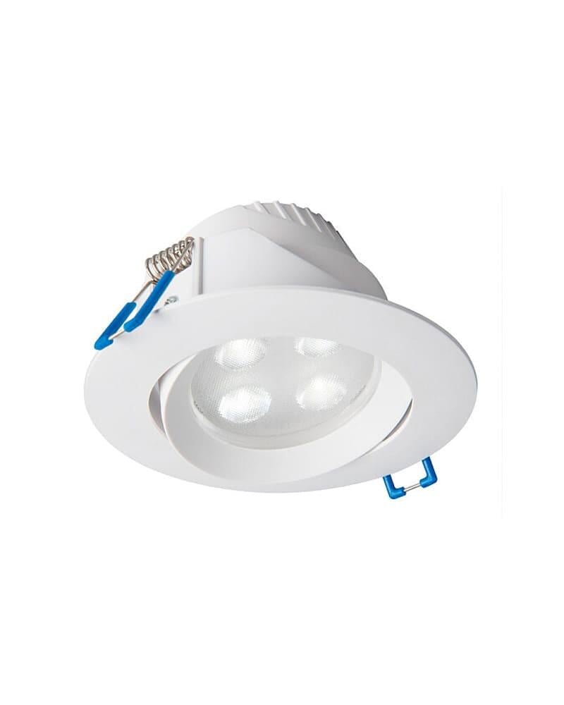 Точечный светильник Nowodvorski 8988 Eol LED 1x5W 3000K 350Lm IP44 Wh (14224981)