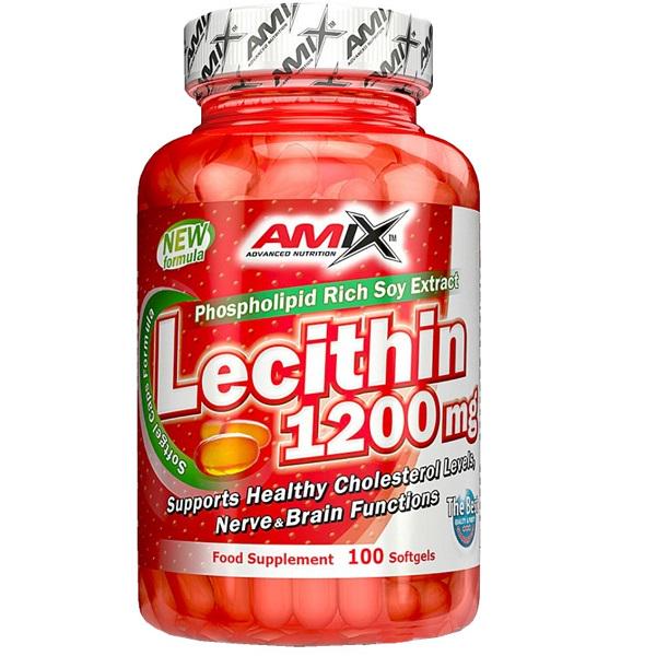 Лецитин для спорта Amix Nutrition Lecithin 1200 мг 100 Softgels Лецитин для спорта Amix Nutrition Lecithin 1200 мг 100 Softgels