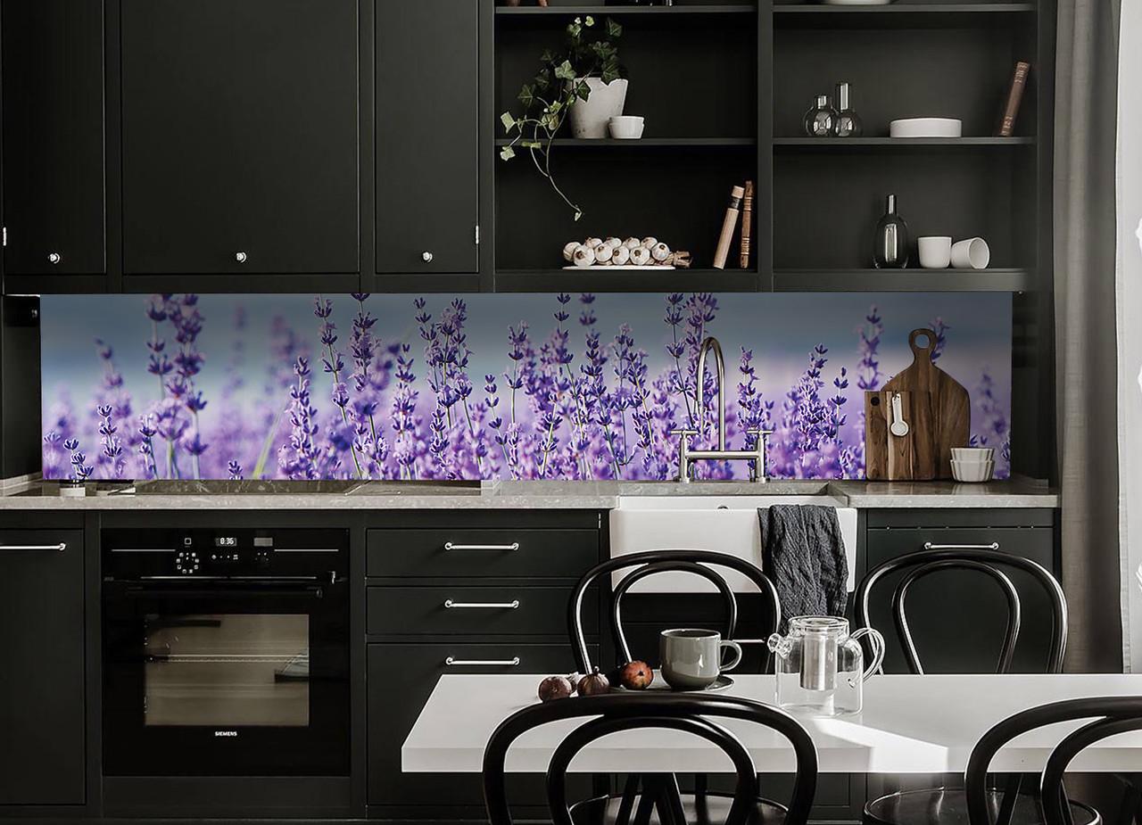 Наклейка вінілова 3D Zatarga Ніжна лаванда 650х2500 мм Бузковий (1227027647)