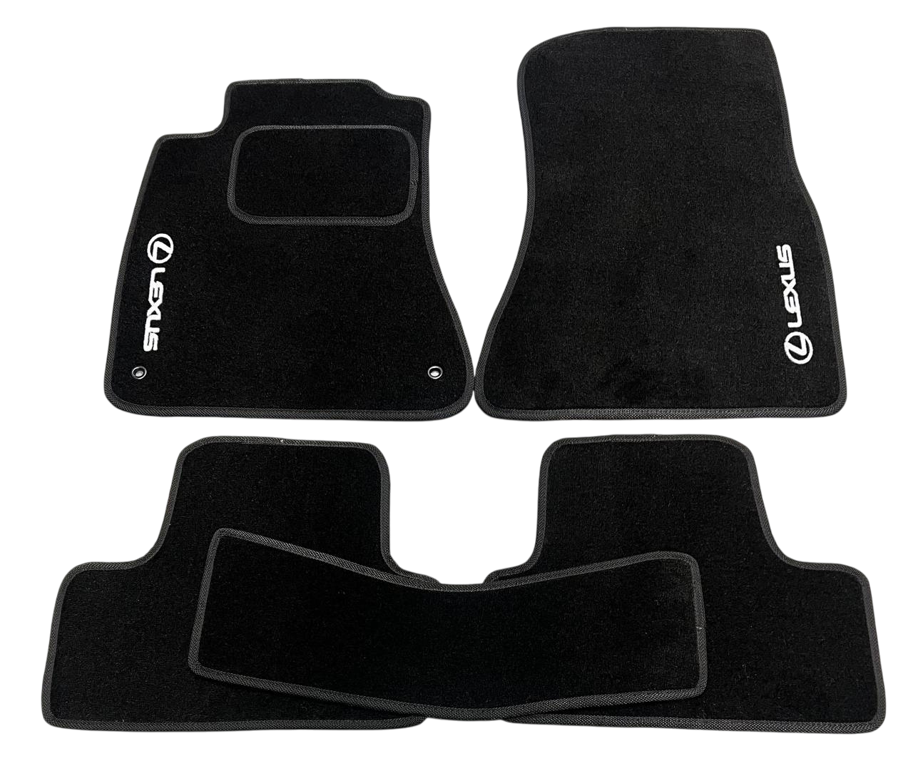 Килимки в салон ворсові для Lexus IS 250 2006-2013 задній привід Ворс Фортуна 5 шт. Чорний (27326894)