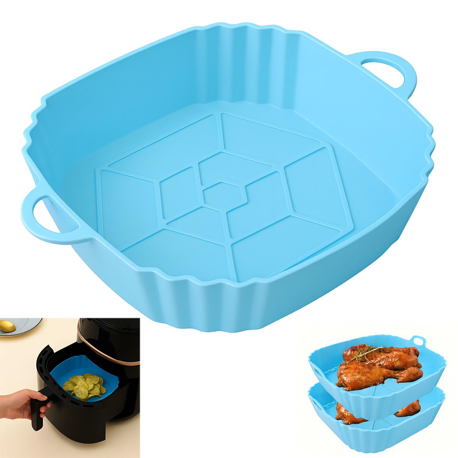 Форма квадратна для аерогрилю 20х20 см Блакитний (28849886) - фото 13 Форма квадратна для аерогрилю 20х20 см Блакитний (28849886) - фото 13