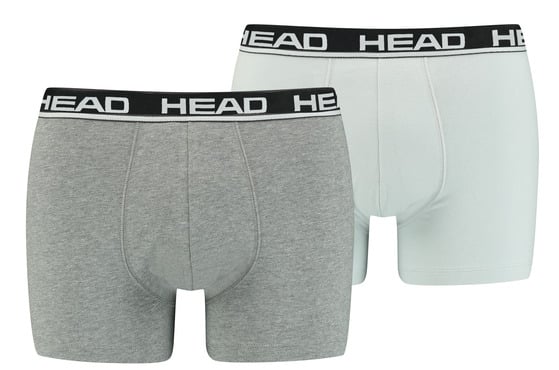 Труси-боксери Head Basic Boxer 2P M Світло-сірий/Сірий (701202741-012) - фото 1