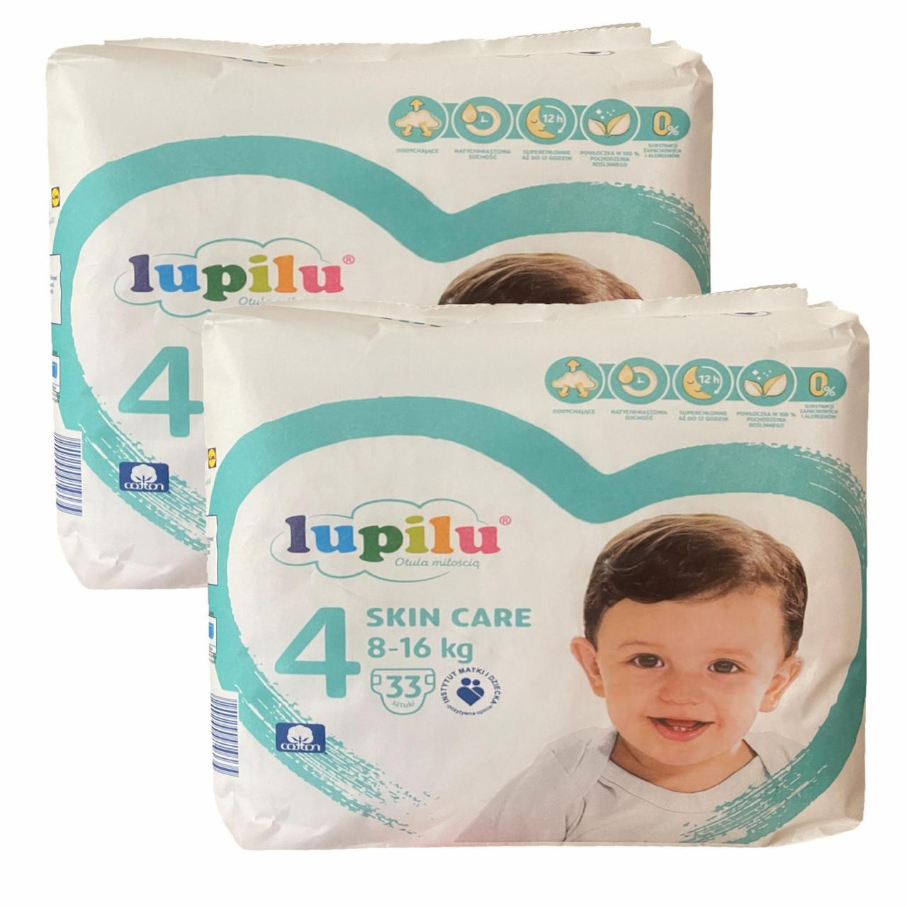 Підгузки Lupilu Skin Care 4 Maxi 8-16 кг 66 шт. (2564234753)