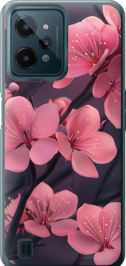 Чехол на Realme C31 Пурпурная сакура (6075u-2593-42517)