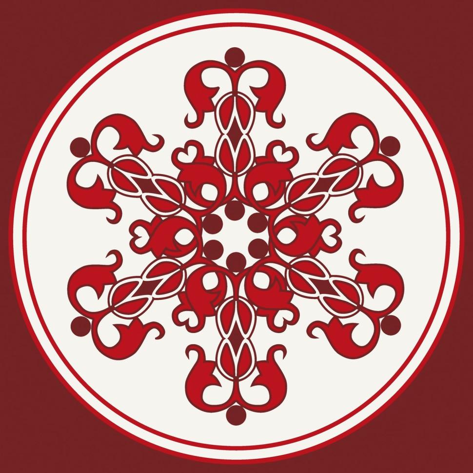 Картина по номерам ART CRAFT Круглый орнамент 30x30 см (13043-AC)