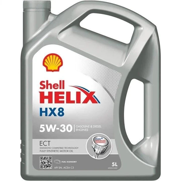 Моторное масло Shell Helix HX8 ECT C3 5W-30 5 л (550046394)