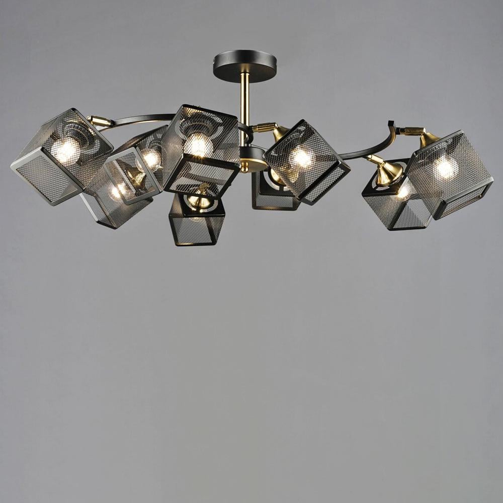 Люстра потолочная Light House SRS-20305/9 Черный/Медь Люстра потолочная Light House SRS-20305/9 Черный/Медь