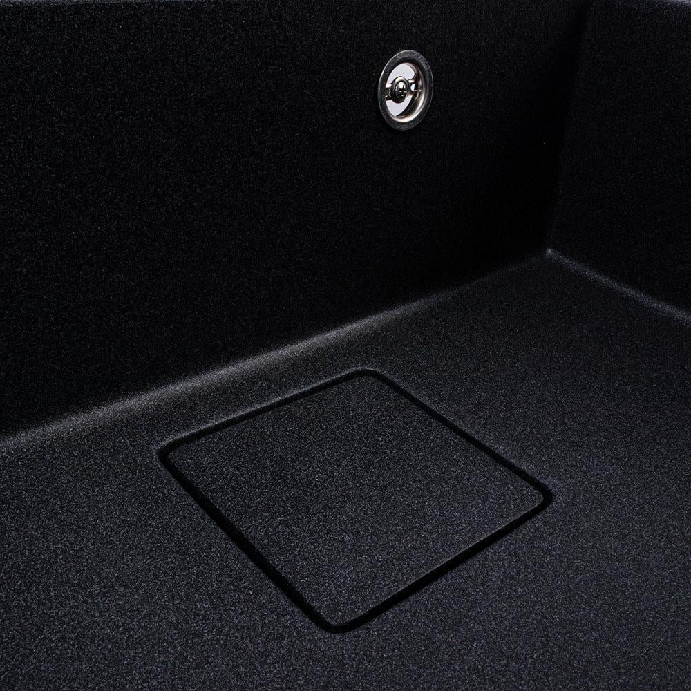 Мийка гранітна Valeso 6050 SHERLIT матова Карбон - фото 5 Мийка гранітна Valeso 6050 SHERLIT матова Карбон - фото 5