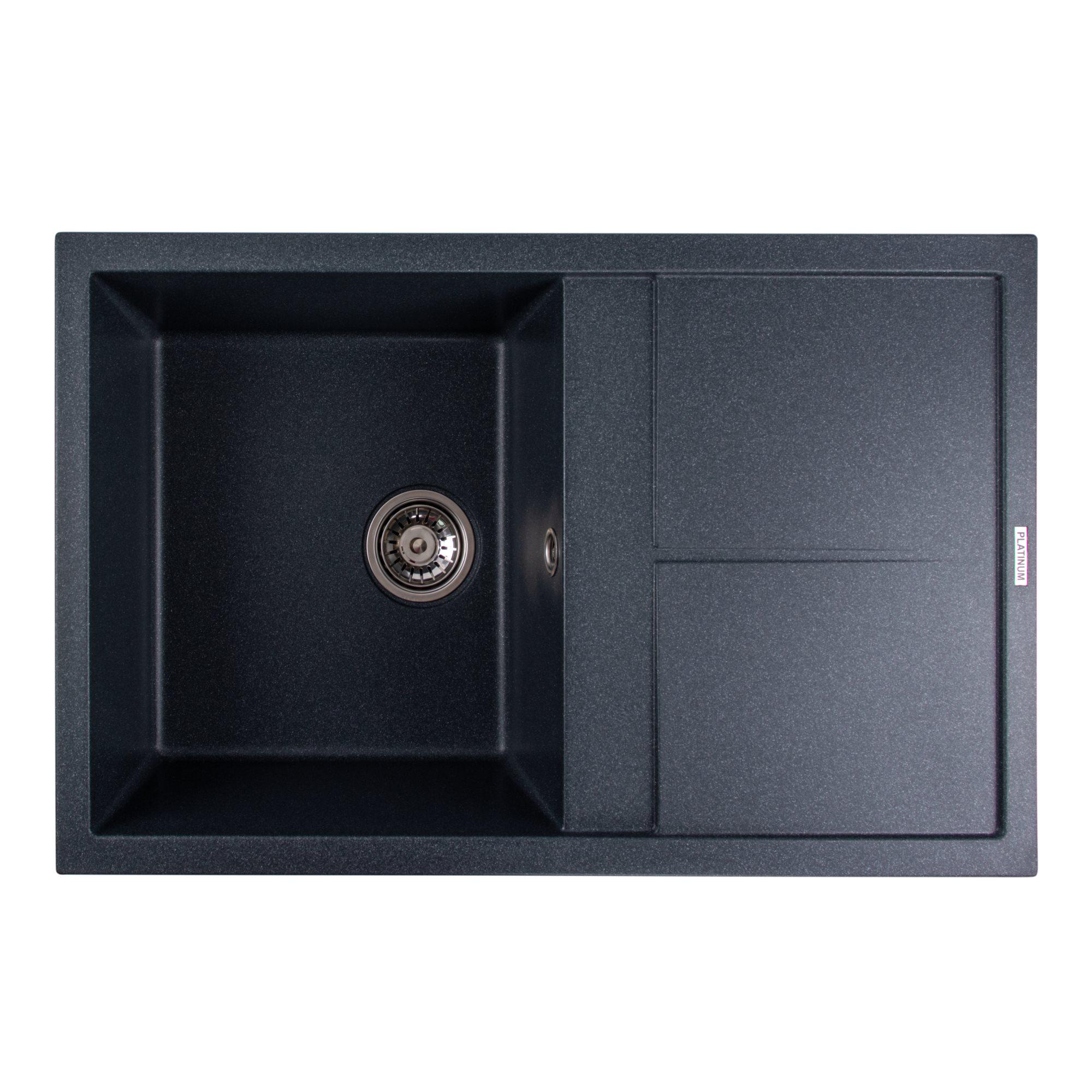 Мойка для кухни Platinum 7950 Selena гранитная Антрацитовый матовый Мойка для кухни Platinum 7950 Selena гранитная Антрацитовый матовый