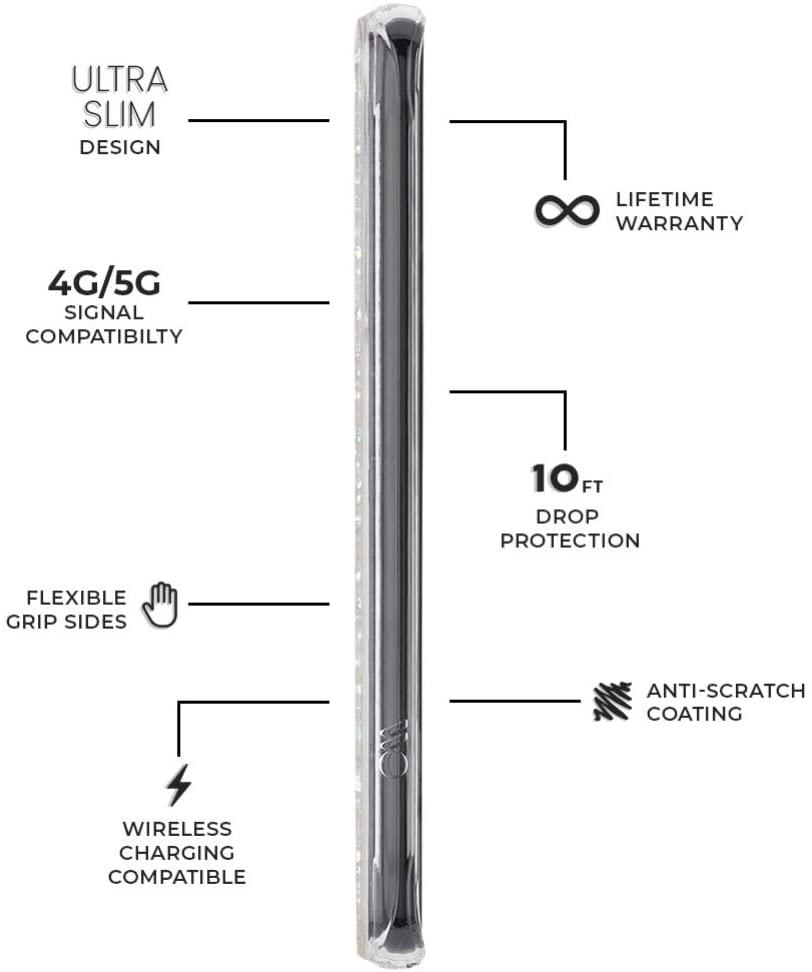 Чохол прозорий протиударний із блискітками Case-Mate Twinkle для Samsung Galaxy S20 Ultra 6.9" Stardust Зоряний пил - фото 14