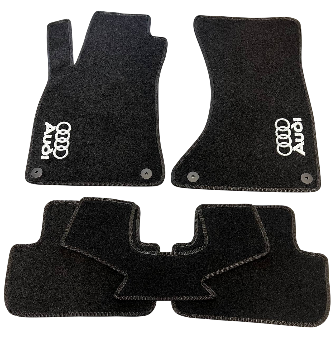 Килимки в салон ворсові для Audi A4 В8 2008-2015 BLCCR1017 5 шт. Чорний (27327120)