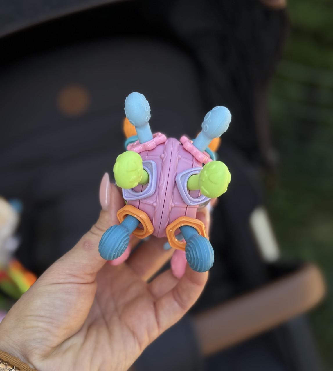 Іграшка для малюків сенсорна іграшка-куб для малюків з силіконовими деталями (22) - фото 6 Іграшка для малюків сенсорна іграшка-куб для малюків з силіконовими деталями (22) - фото 6