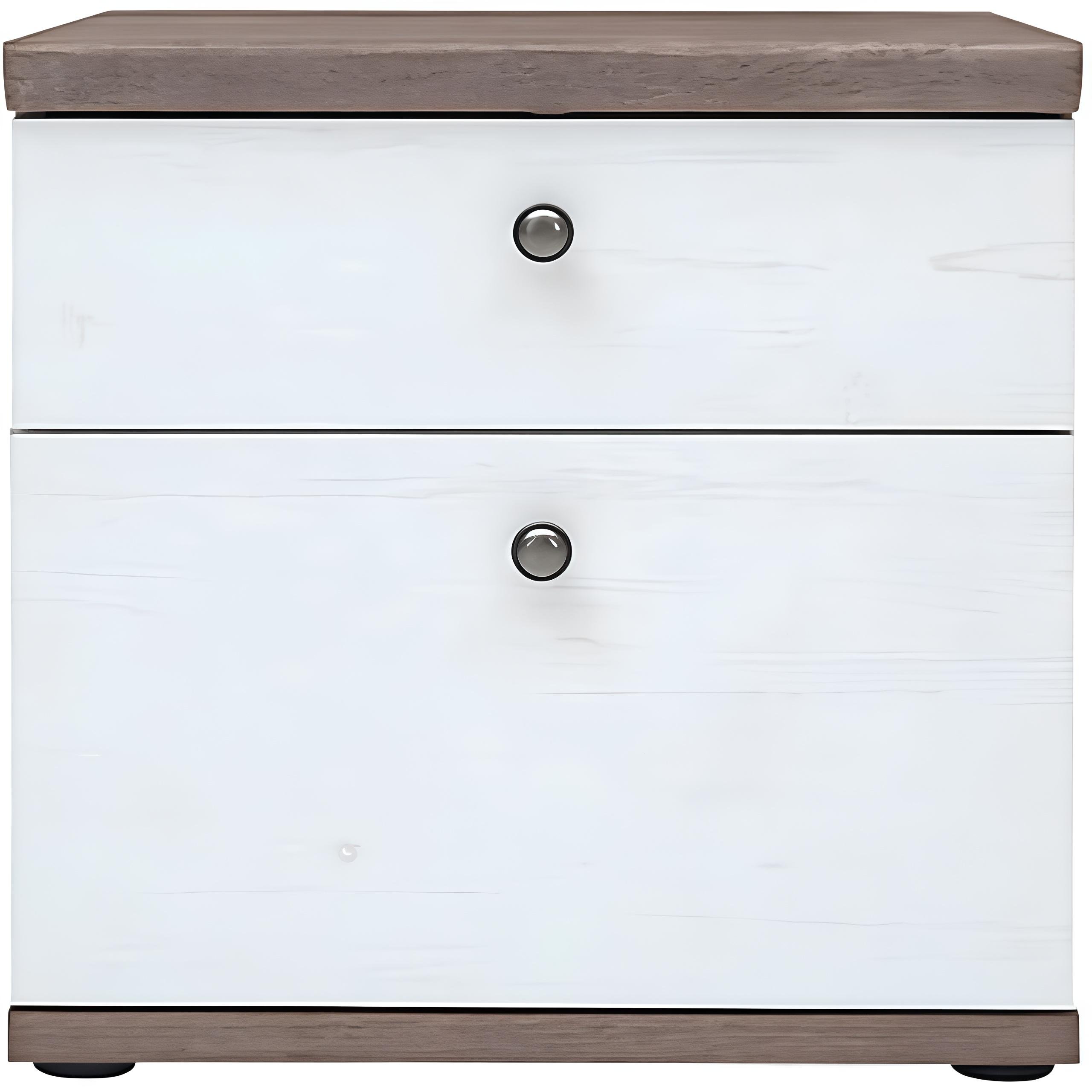 Тумба прикроватная Гербор Тина KOM2S Сосна каньон/Дуб сонома трюфель (GRB-1375)