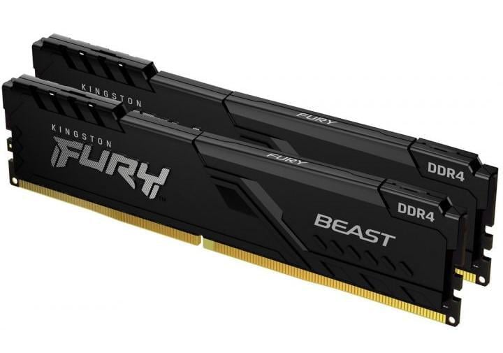 Оперативная память Kingston Fury Beast DDR4 32 Гб 3200 МГц (KF432C16BBK2/32)