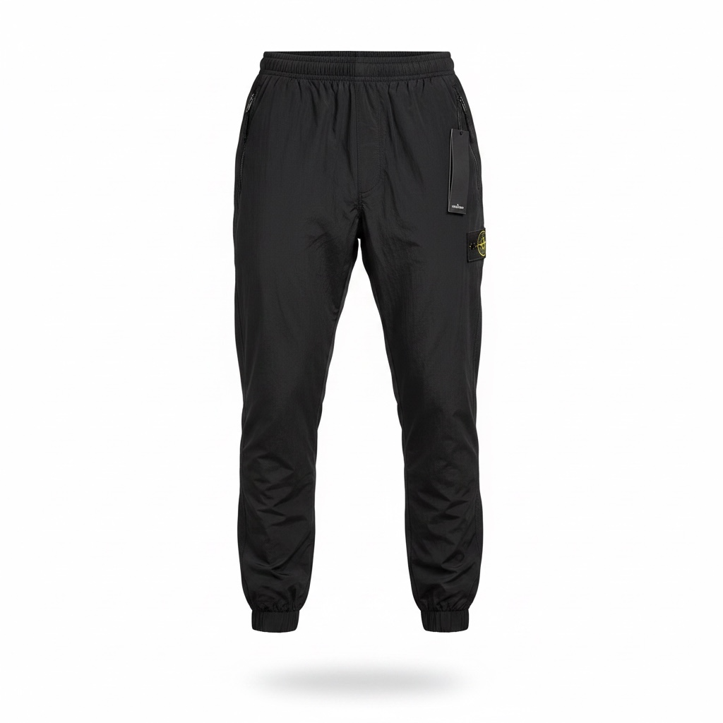 Брюки мужские в стиле Stone Island Nylon Metal Pants L Черный (SI14001.5L)